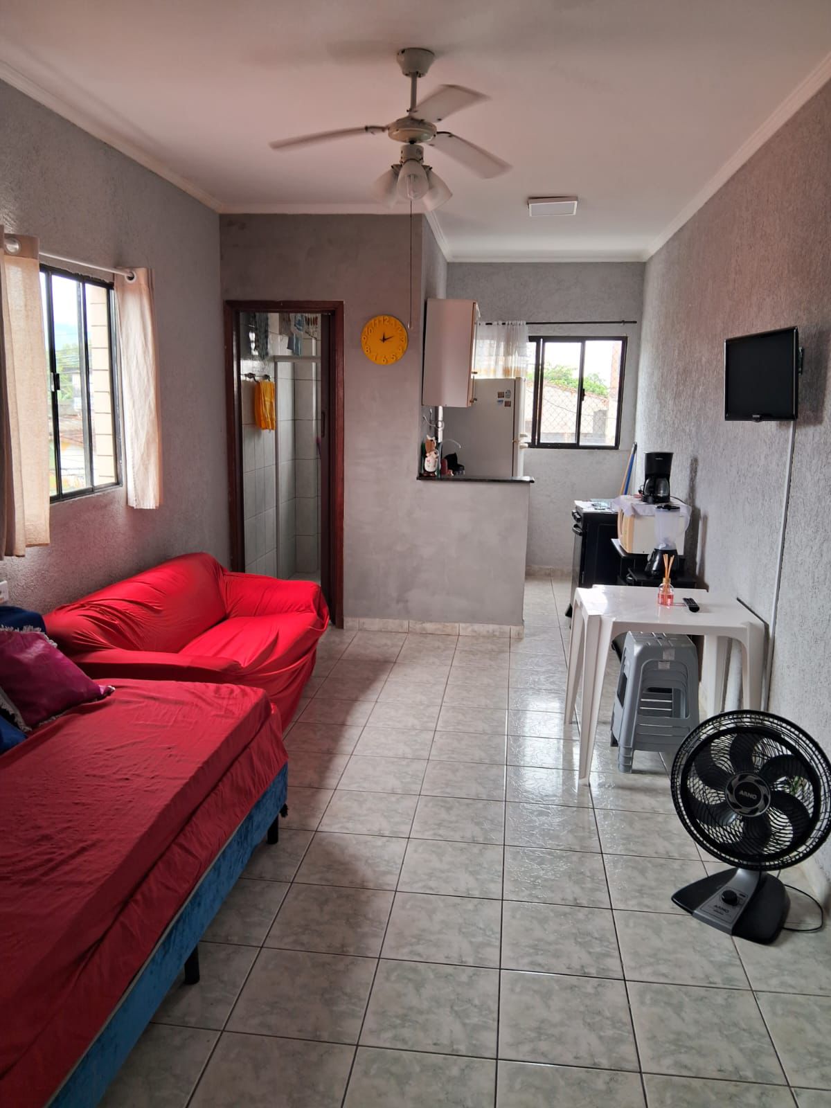 APARTAMENTO NO VILA CAIÇARA - LADO PRAIA À 500 METROS DO MAR -  PRAIA GRANDE/SP - foto 3